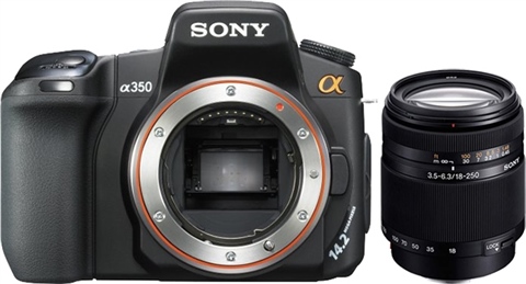Sony Alpha 350 DSLR-A350 + 18-250mm, A - CeX (UK): - Buy, Sell, Donate